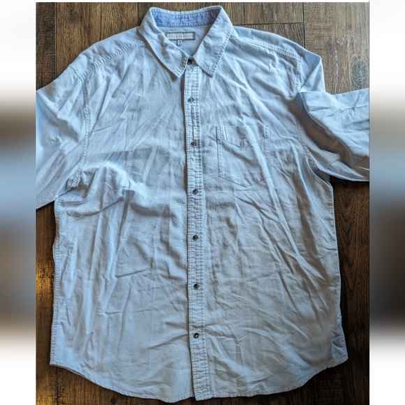 Paper Denim & Cloth PDC Men’s Shirt Size 2X Light Wash Denim Button Down Cotton. - Picture 7 of 16